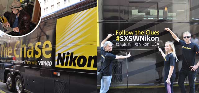 Nikon "The Chase" SXSW Experiential Stunt