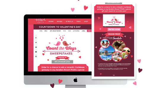 Valentine's Day Sweepstakes - Count the Kisses Hallmark Channel